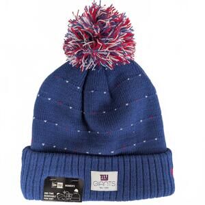 New Era Women's New York Giants Knit Pom Beanie Hat